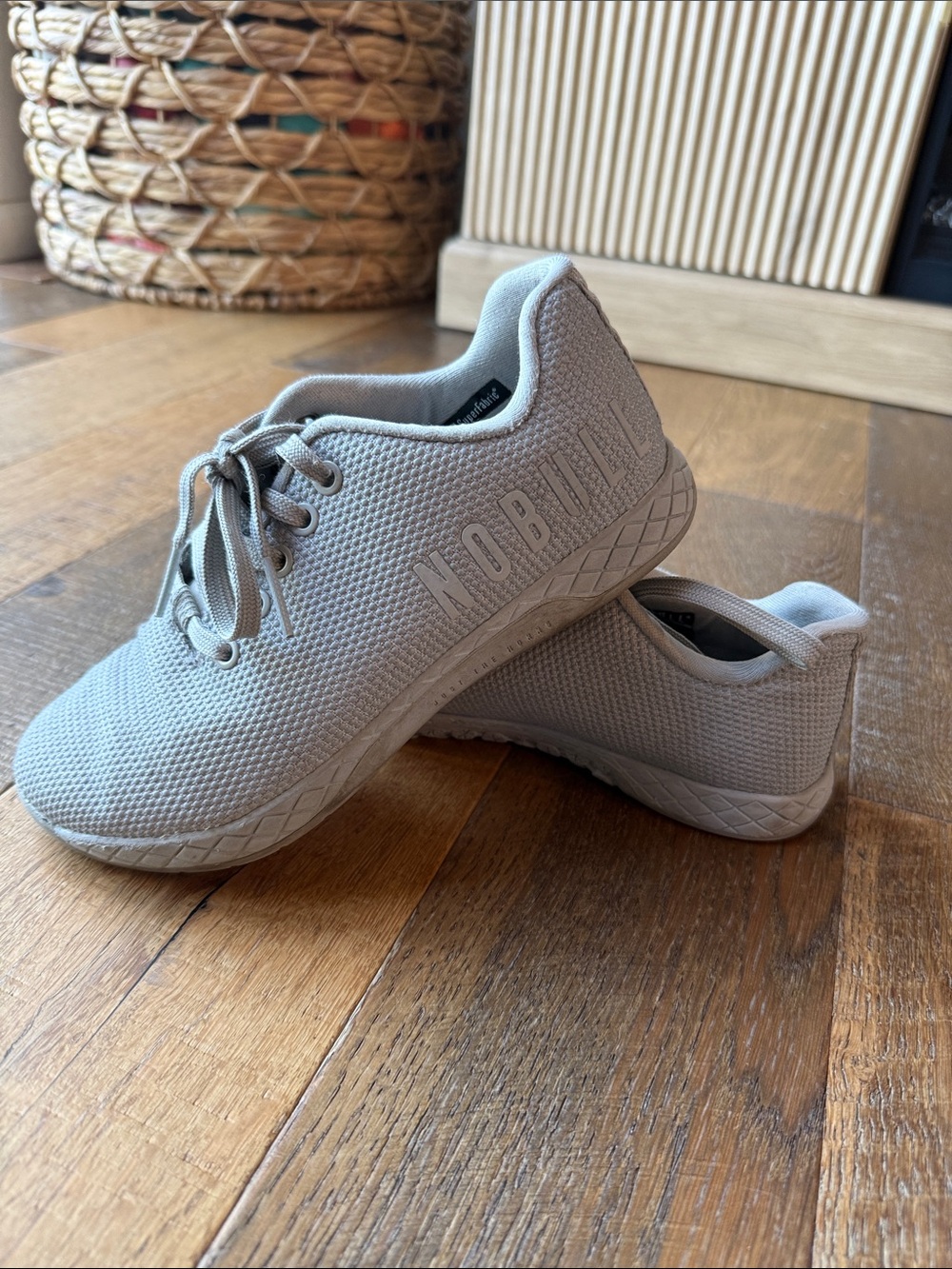 NOBULL Women's Trainer in Light Grey Knit